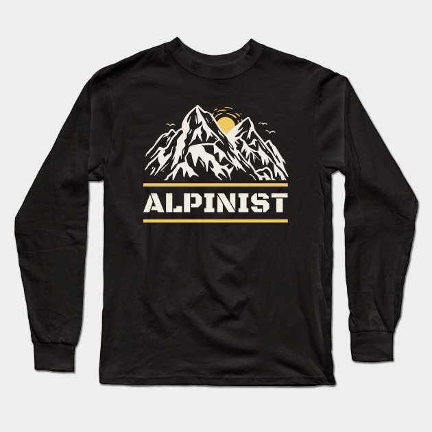 Alpinist Long Sleeve T-Shirt by Bruno Pires